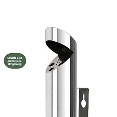 Asbak BRASQ wand AT200 RVS Asbak BRASQ wand AT200 RVS