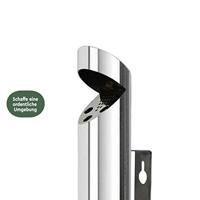 Asbak BRASQ wand AT200 RVS - thumbnail