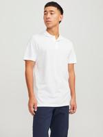Jack & Jones Jjebasic Polo Ss Noos Poloshirts White Slim Fit - thumbnail