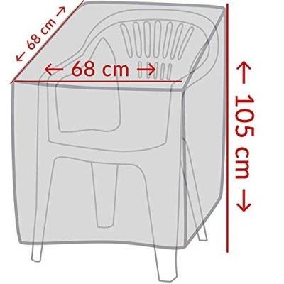 Afdekhoes voor stapelstoelen - 105x68x68 Afdekhoes voor stapelstoelen - 105x68x68