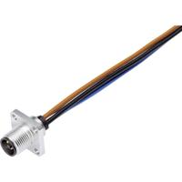 binder 09 0631 070 04 Miniatuur-rondconnector Flensstekker Totaal aantal polen: 4 1 stuk(s) - thumbnail