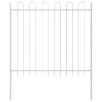 Tuinhek 2 pcs Wit 3,4 x 1,5 m Poedercoating staal - thumbnail