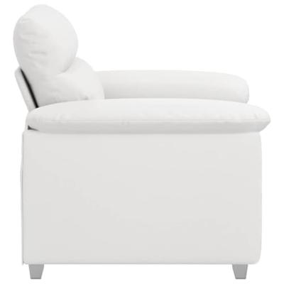 Bankstoel Wit 60 cm Kunstleer Bankstoel Wit 60 cm Kunstleer