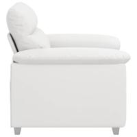 Bankstoel Wit 60 cm Kunstleer - thumbnail