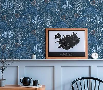 Livingwalls Famous Garden - Blauw - 393494