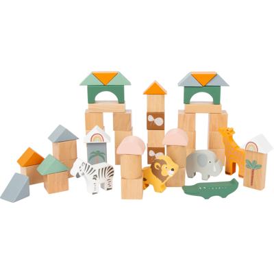Small Foot houten bouwblokken safari, 50dlg.