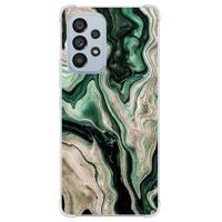 Samsung Galaxy A53 shockproof hoesje - Green waves - thumbnail