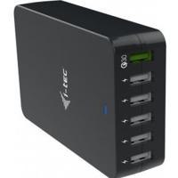 Draagbare oplader i-Tec CHARGER6P52W Zwart - thumbnail