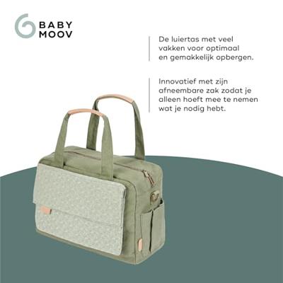 Babymoov Day to Day luiertas - Trendy en functioneel, Inhoud 23L, Veel vakken, Inclusief 6 accessoires, Abstract