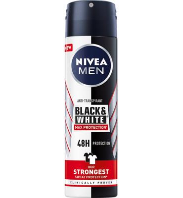 Nivea Men deodorant spray black & white max protection 150 Milliliter