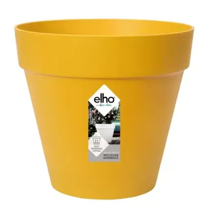 Elho loft urban rond 20cm geel Elho loft urban rond 20cm geel