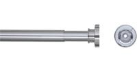 Douchegordijnstangset Seallux diameter 28 mm 80-130 cm Chroom - thumbnail