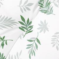 VidaXL Stoelkussens 6 st bladpatroon 50x50x3 cm stof - thumbnail