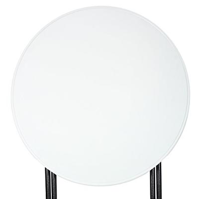 Statafel kunststof Wit Ø72cm opvouwbaar Statafel kunststof Wit Ø72cm opvouwbaar