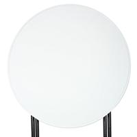 Statafel kunststof Wit Ø72cm opvouwbaar - thumbnail