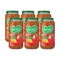 Olvarit babyvoeding vegetarische pasta 12+ mnd (6 x 250 gram) - thumbnail
