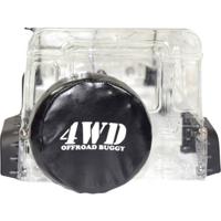 Absima 2320055 Reservewiel Crawler met afdekking Zwart - thumbnail