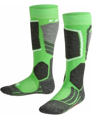 Falke SK2 Intermediate Skisok Kinderen Vivid Green 35-38