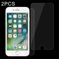 2 stuks voor iPhone 8 Plus & iPhone 7 Plus 0 26 mm 9H oppervlakte hardheid 2.5D explosieveilige getemperd glas Non-full Screen Film - thumbnail