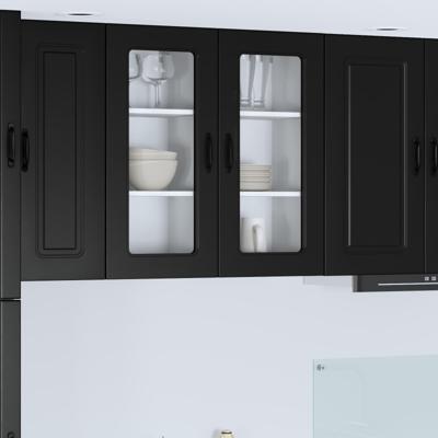 Keukenkast met opslag Kalmar Zwart 40 x 31 x 80 cm Bewerkt hout