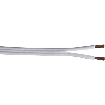 Hama 86601 Luidsprekerkabel 2 x 0.75 mm² Wit per meter