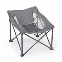BRIGHT STARS Pop 'N Chill Grijze Opvouwbare Baby Bouncer, SPF +50 Zonnescherm en Draagtas Inbegrepen - thumbnail