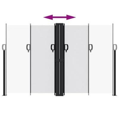 Windscherm uittrekbaar 160x600 cm wit Windscherm uittrekbaar 160x600 cm wit
