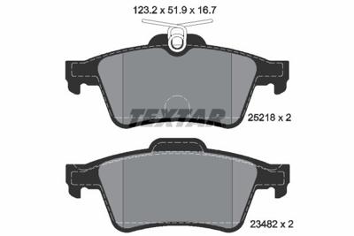 Remblokkenset, schijfrem 2521801