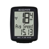 Sigma BC 7,16 ATS Kilometerteller 7 functies - Zwart - thumbnail
