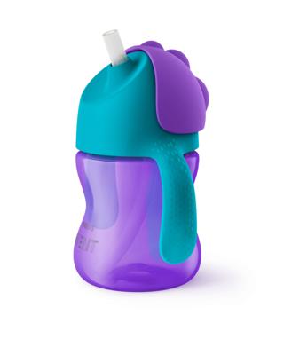 Philips Avent Drinkbeker Rietje Girl Paars 200ml SCF796/02