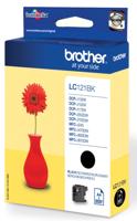 Brother Inktcartridge LC-121BK Origineel Zwart LC-121 BK - thumbnail
