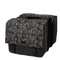 Fastrider Livia Dubbele Fietstas zwart - thumbnail