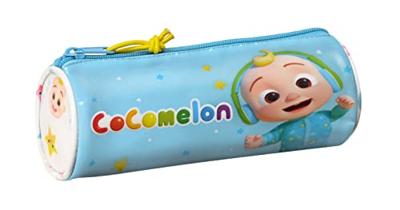 Cilindervormige Schoolpennenzak CoComelon Wit Multicolour (20 x 7 x 7 cm)