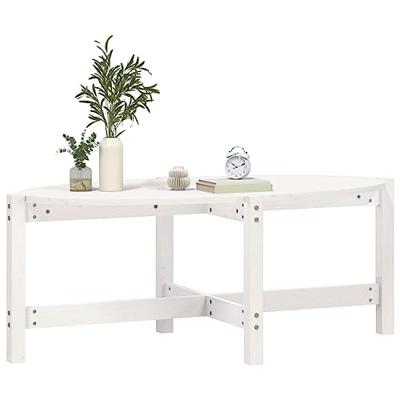 Salontafel 118x63x45 cm massief grenenhout wit Salontafel 118x63x45 cm massief grenenhout wit