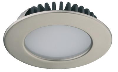 LED inbouwspot 3.2W 150 lumen 4000K 12V 55mm mat vernikkeld