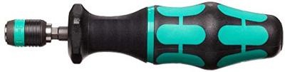 Wera 7452 ESD Kraftform Instelbare Momentschroevendraaier met standaardinstellingen met Rapidaptor Snelwisselhouder, 1/4 duim, 0,9 - 1,5 Nm - 1