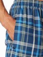 Schiesser Pyjamabroek blauw geruit - thumbnail