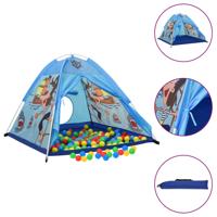 Kinderspeeltent 120x120x90 cm blauw - thumbnail