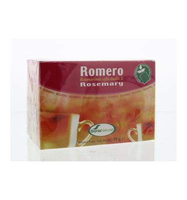 Soria Natural Rozemarijn infusie 20 Zakjes Soria Natural Rozemarijn infusie 20 Zakjes