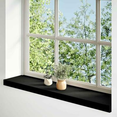 VidaXL Vensterbanken 2 st 90x20x2 cm massief eikenhout donkerbruin VidaXL Vensterbanken 2 st 90x20x2 cm massief eikenhout donkerbruin