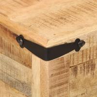 Nachtkastje 40x40x50 cm massief mangohout - thumbnail