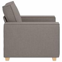 Sofa Stoel Taupe 60 cm Stof - thumbnail