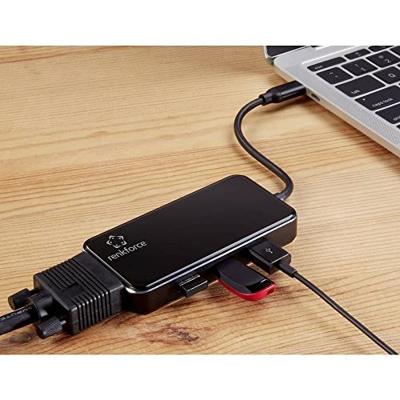 Renkforce RF-HUB-230 USB-C dockingstation Geschikt voor merk (dockingstation): Universeel USB-C Power Delivery - thumbnail
