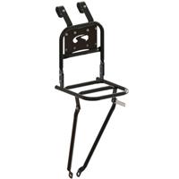 Steco Voordrager voor 20-24" transportfiets comfort 20 x 20 cm - glanzend zwart - thumbnail