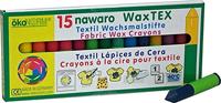 ÖkoNORM Wax tex nawaro, textielwaskrijtjes - 15 kleuren - thumbnail