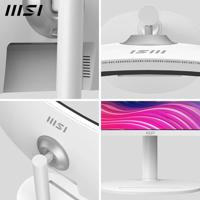 MSI Modern MD342CQPW 34 inch UWQHD gebogen 1500R pc-monitor - VA-paneel 3440 x 1440, KVM, PIP/PBP, breed kleurengamma, oogcomfort, geïntegreerde luidspreker, 3-assig verstelbaar - HDMI 2.0b, DP 1.4 - thumbnail