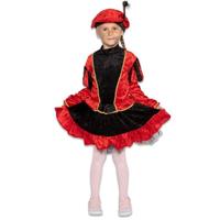 Pietenjurkje kind Rood/Zwart met petticoat - thumbnail