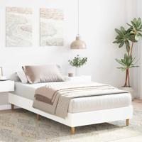 Bedframe zonder matras 90x190 cm spaanplaat wit - thumbnail