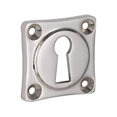 Sleutelrozet Ton met vierkant rozet nikkel glans