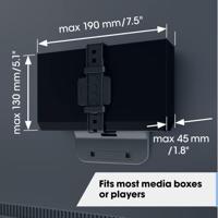 Vogel&apos;S TVA 6400 Mediabox houder TV accessoire Zwart - thumbnail